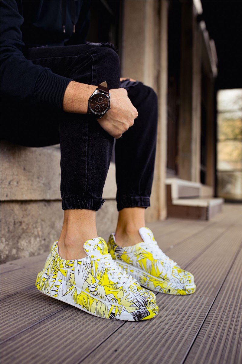 Chekich Unisex Shoes CH255 - Yellow-White #359414