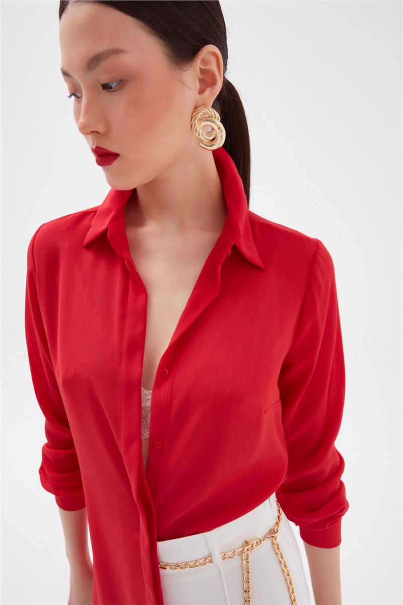 Women's classic shirt - Red #330411