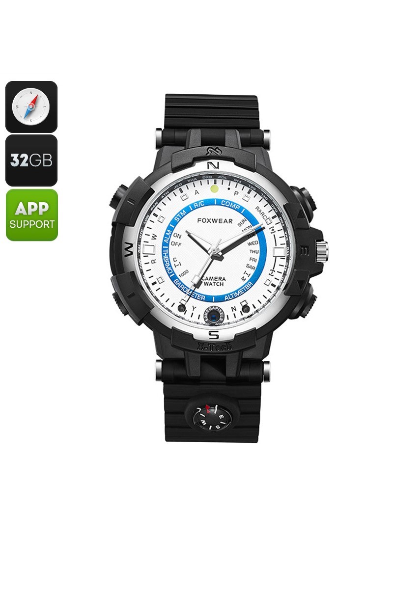 Clock with camera - PQ267 - White 0517541
