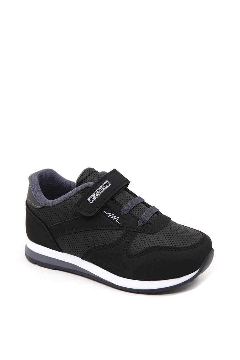 Scarpe sportive per bambini 26-29 - Nero con grigio # 316828