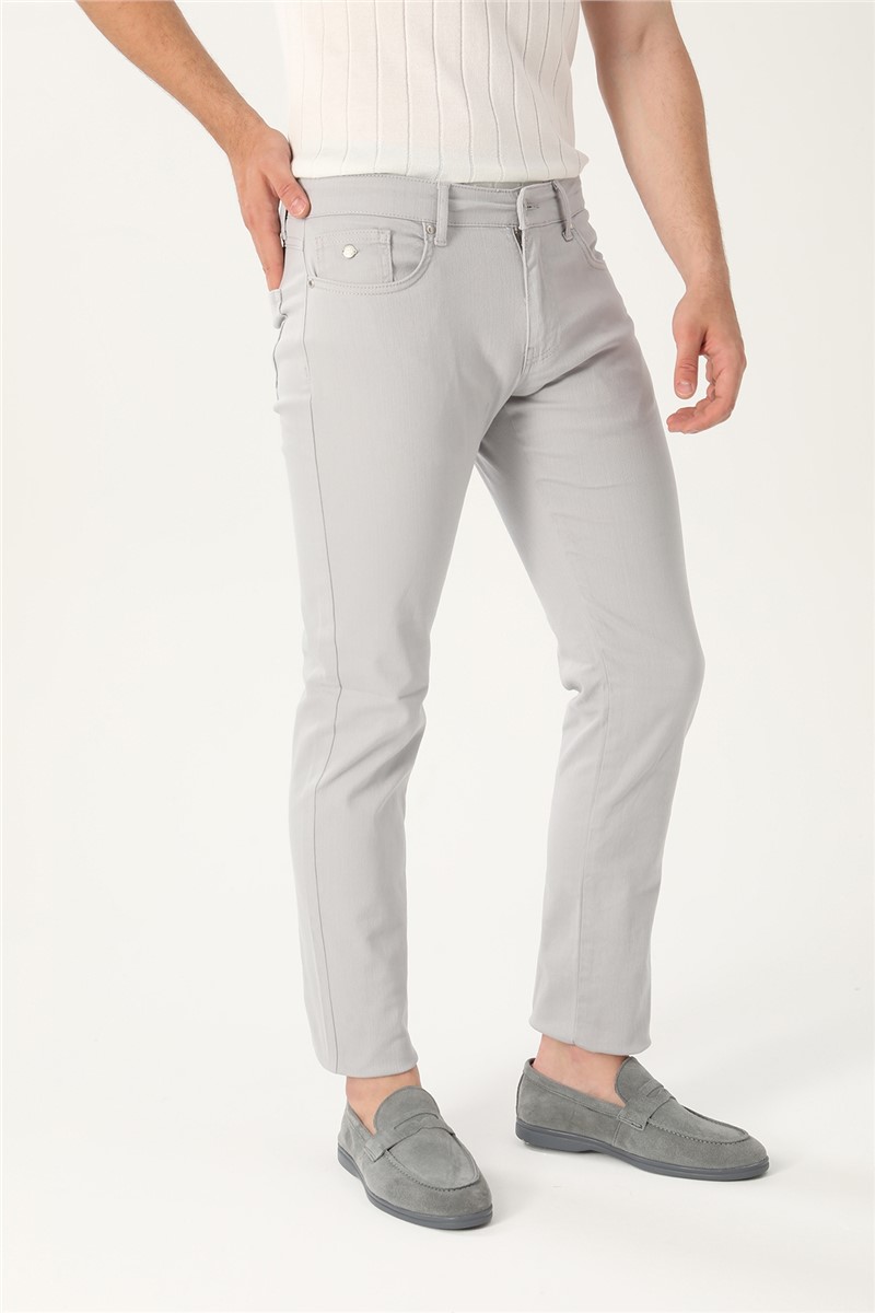 Men's Comfort Fit Pants - Light Gray #357732
