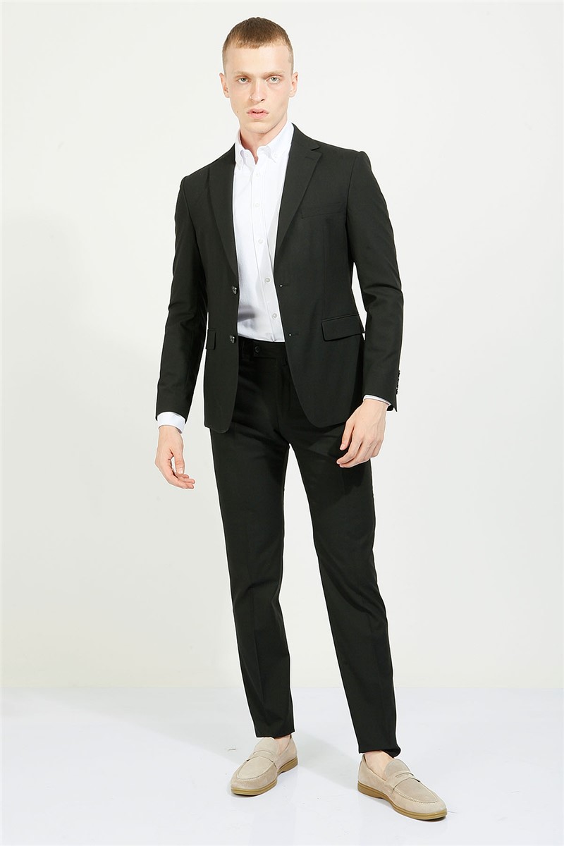 Men's Comfort Fit Suit - Black #357810