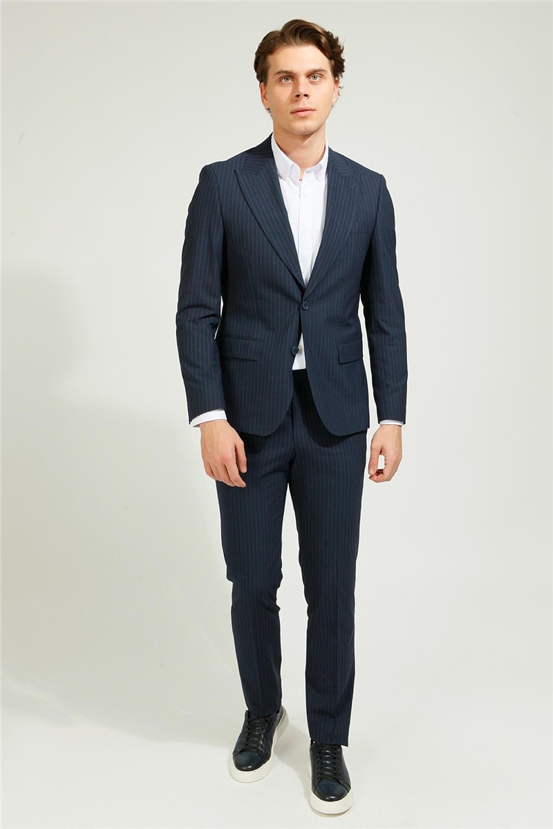 Men's Comfort Fit Suit - Navy #363571