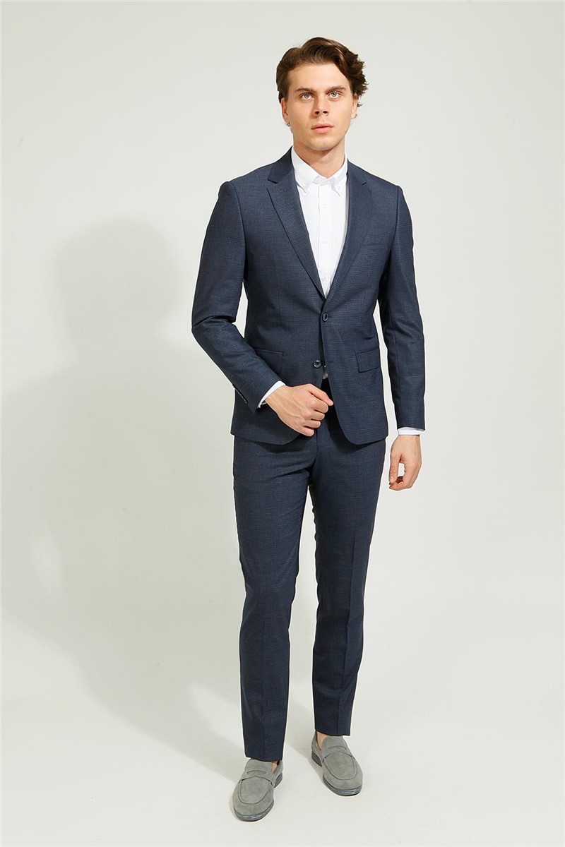 Men's Comfort Fit Suit - Navy #363654