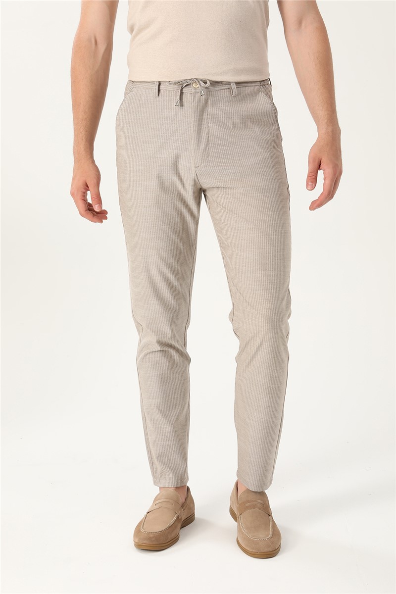 Men's Comfort Fit Pants - Light Beige #357725
