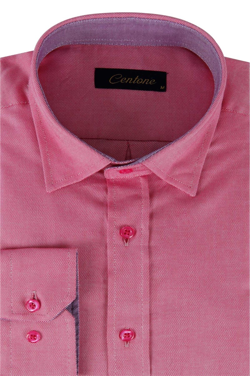 Centone Men's Shirt - Pink #268656