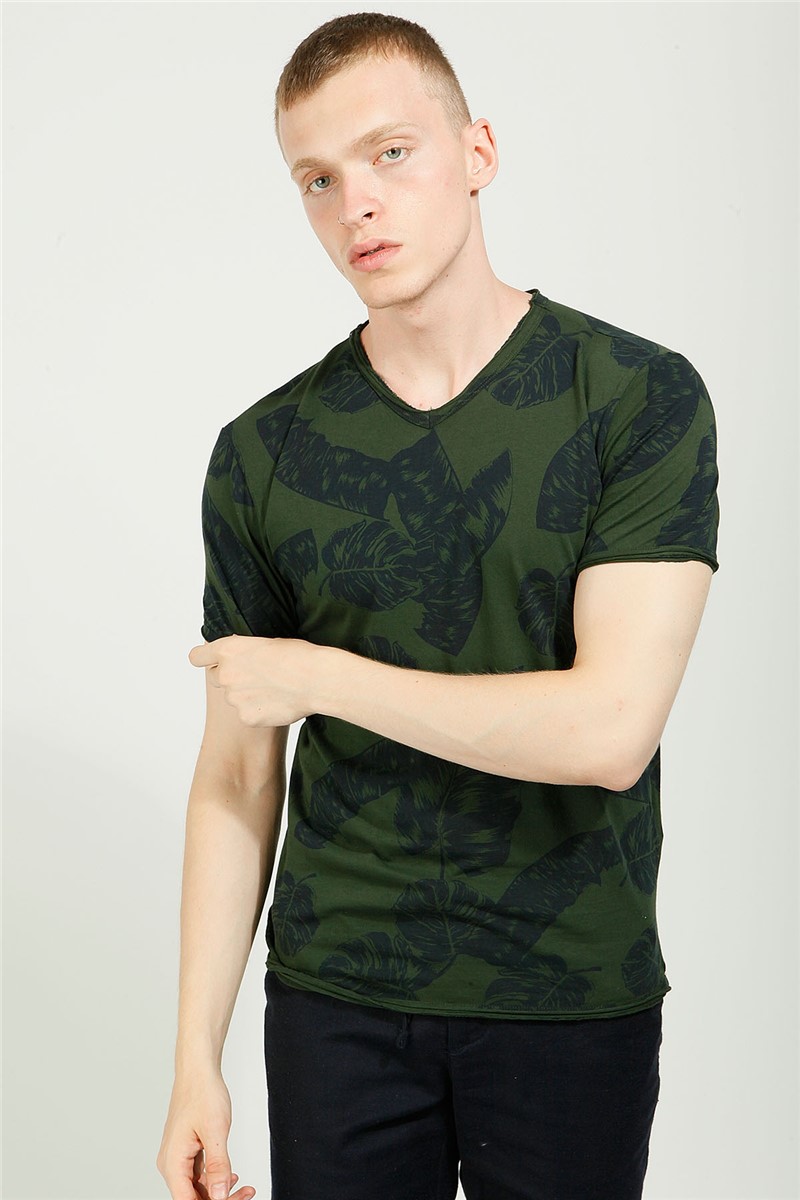 Men's Comfort Fit T-Shirt - Dark Green #358971