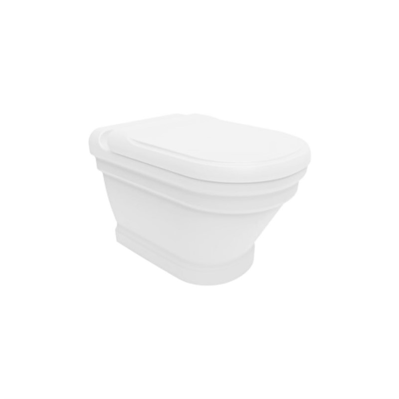 Creavit Antik  Wall Hung Toilet- White #335831