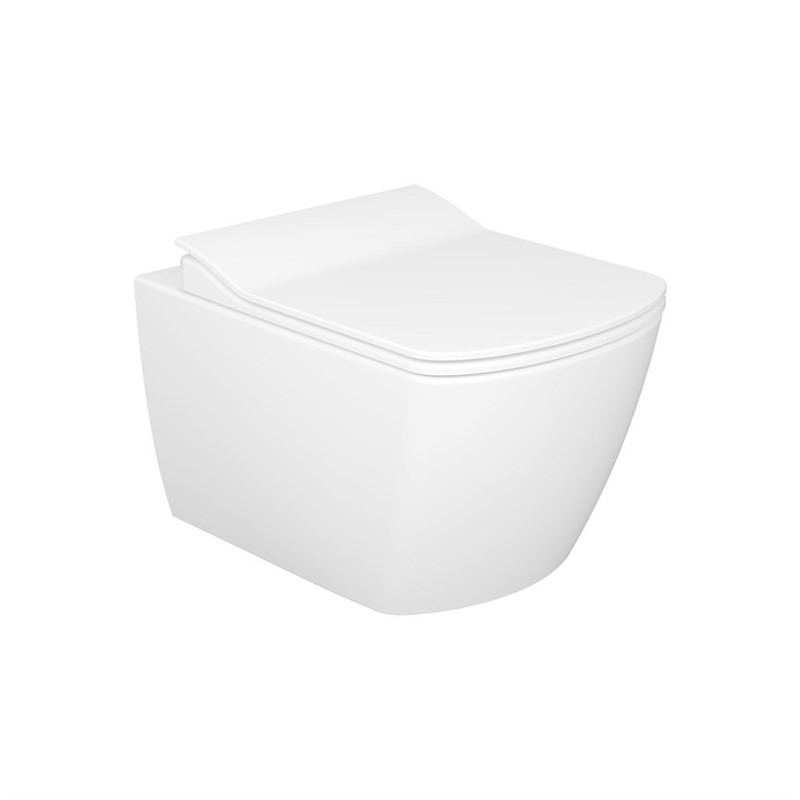 Creavit Elegant Rim-Off Ductless Vaso WC da parete bianco #337613