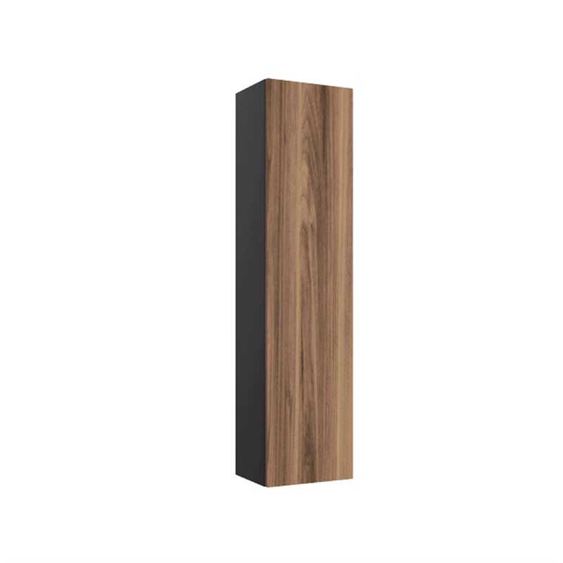 Creavit Mio Bathroom cabinet 35 cm - Anthracite-Light Walnut #344779