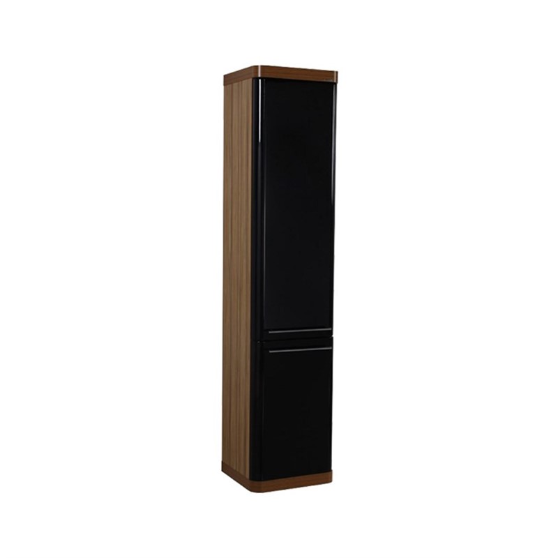 Creavit Piano Tall Cabinet 40 cm - Glossy Black #335447