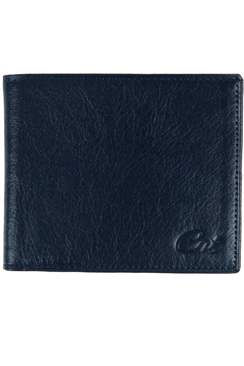 Centone Men's Leather Wallet - Dark Blue #268228