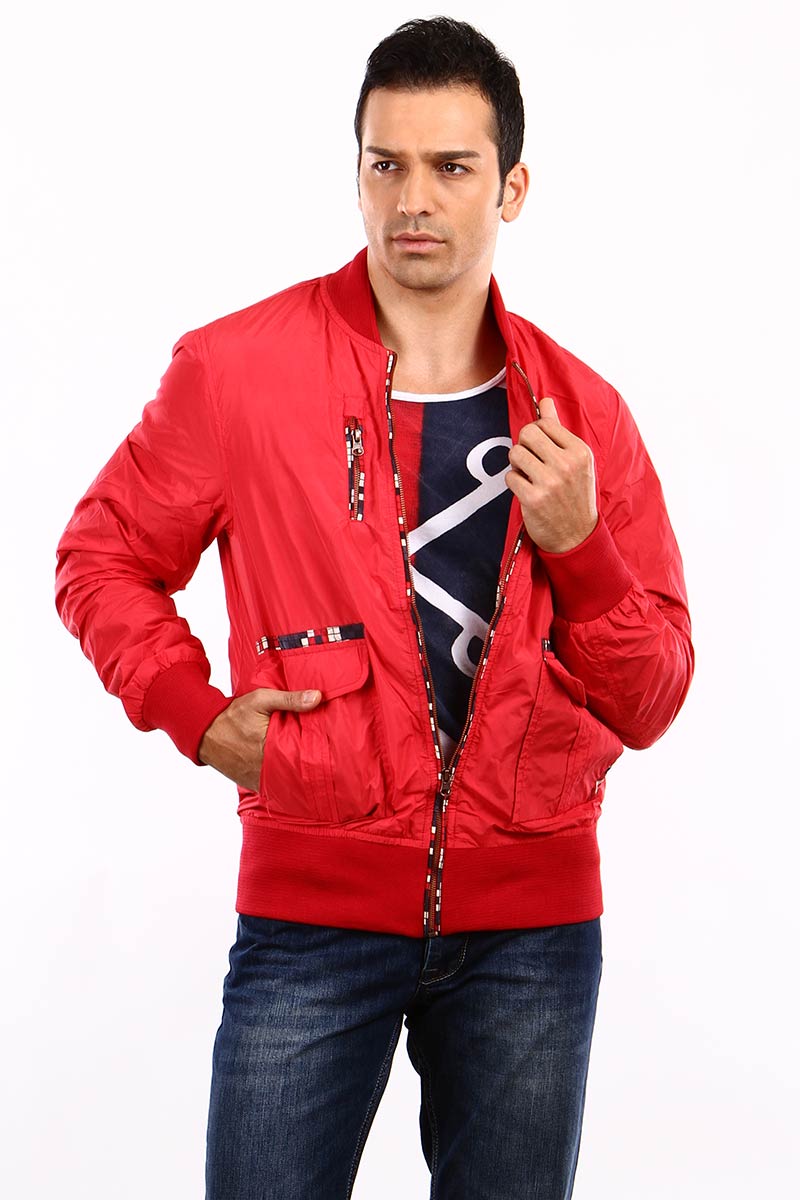 D&a 202tf043 Men's Red Jacket 