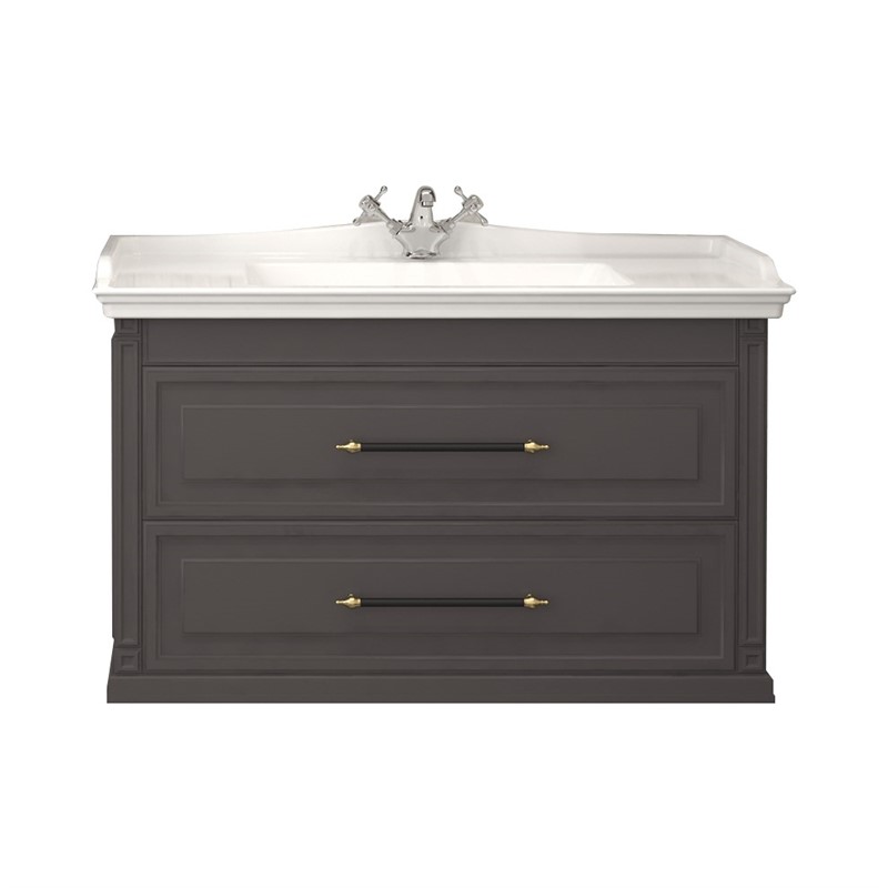 Denko Albatros Bathroom Cabinet 100cm - Dark Gray #338485