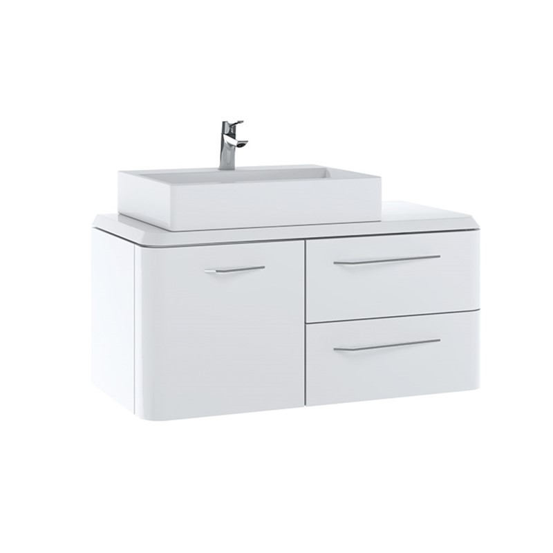 Denko Atlas Cabinet with sink 100 cm - White #338493