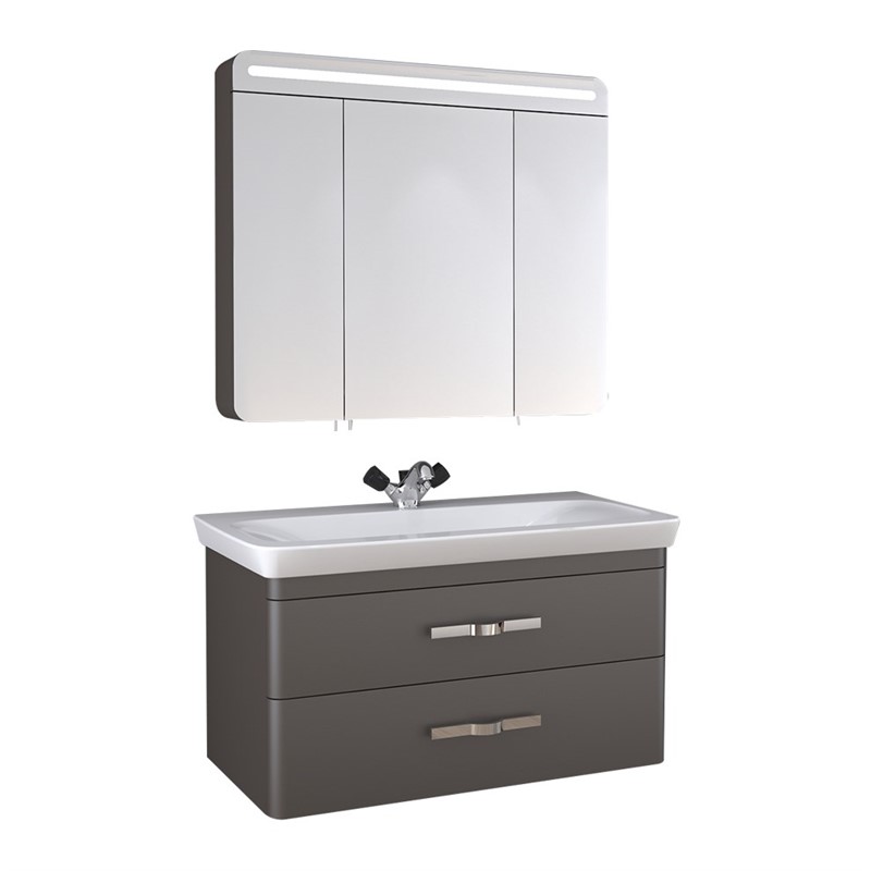Denko Girne Badezimmermöbel 90 cm - Vizon #339203