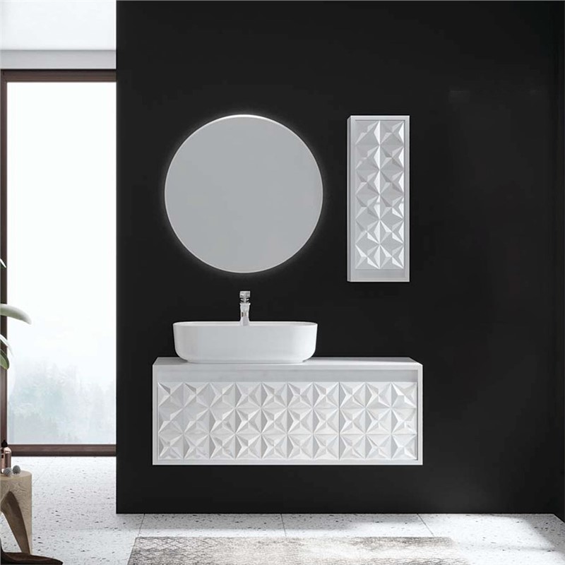 Denko Monart Plus Bathroom Cabinet 110cm - White #343800