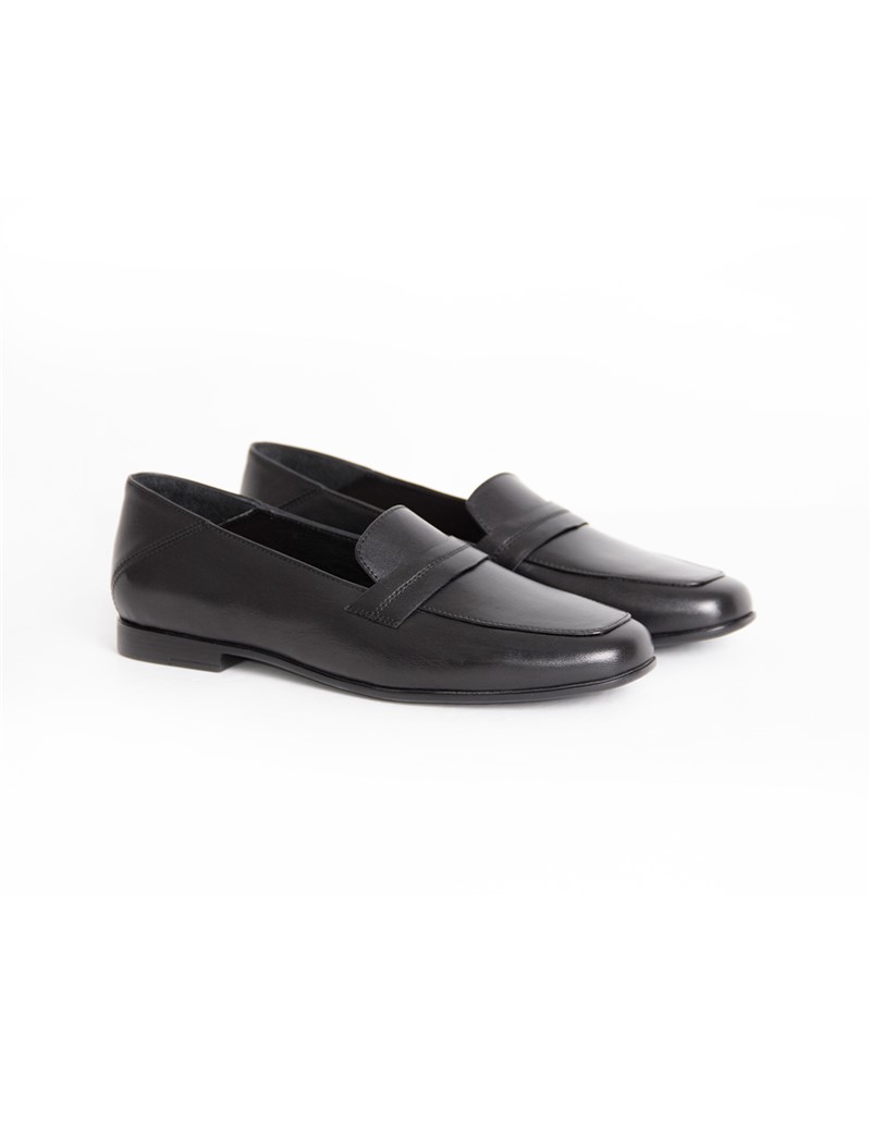 Men's Real Leather Shoes - Black #318061