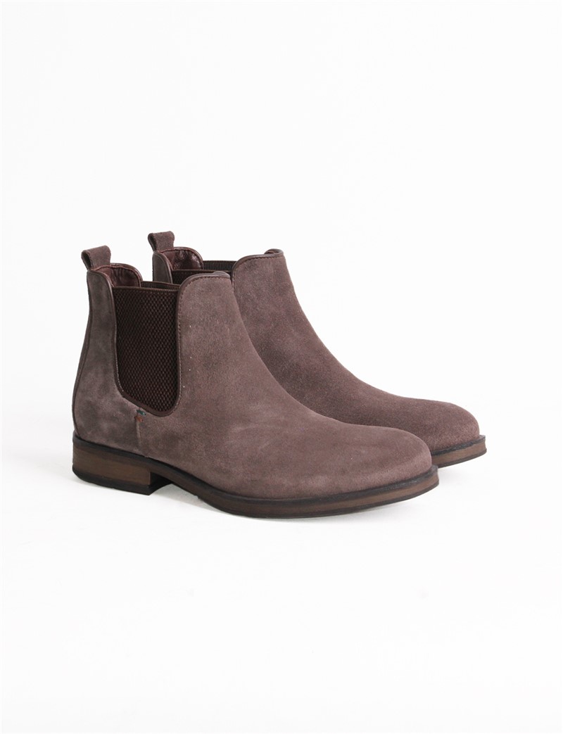 Men's Real Leather Chelsea Boots - Vizon #319019