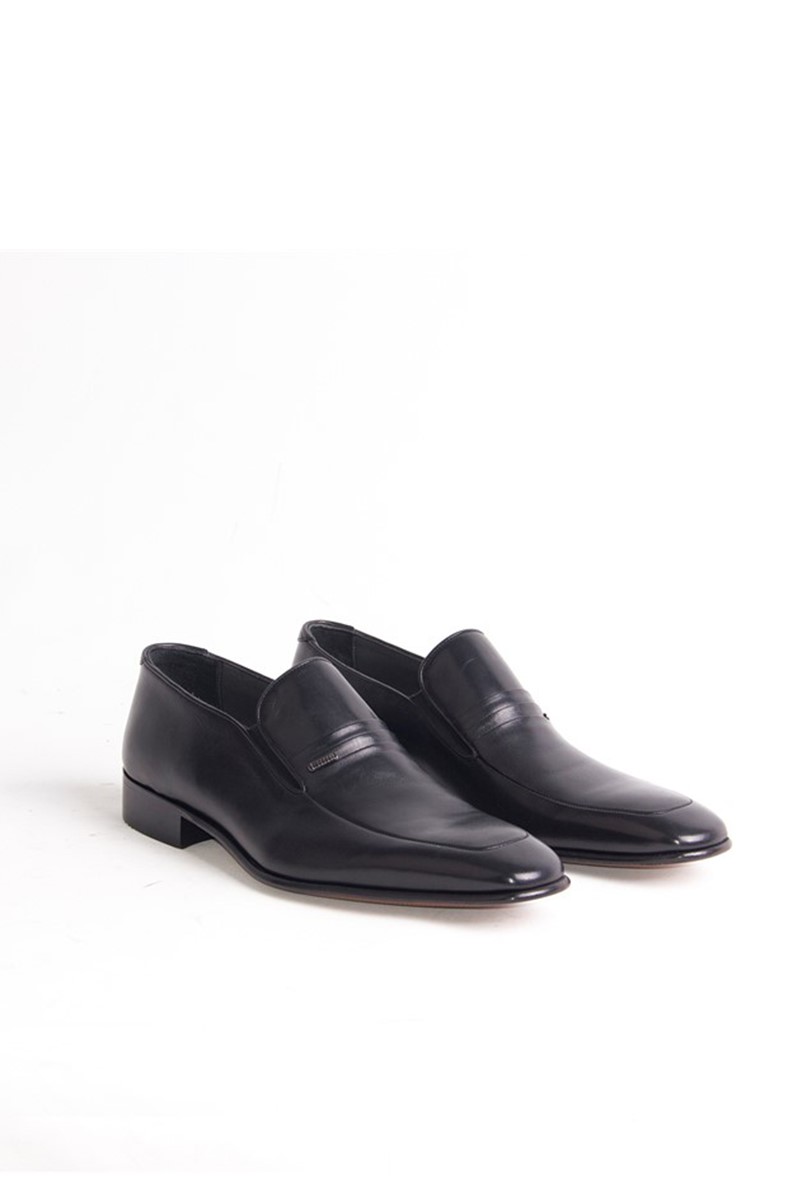 Men's Real Leather Shoes - Black #318181
