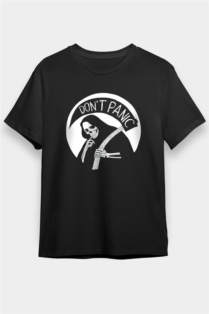 Unisex Print T-Shirt - Black #375711