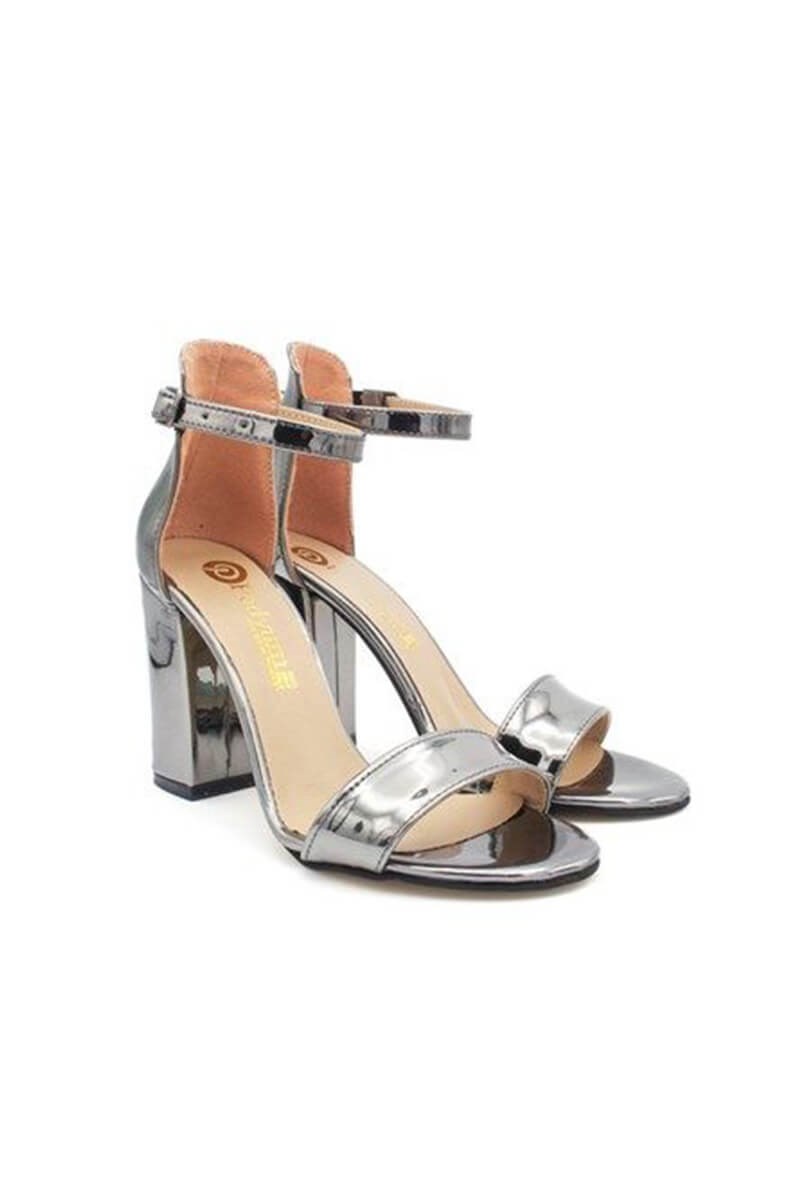 Women's High Heel Shoes 2820 - Silver #360223