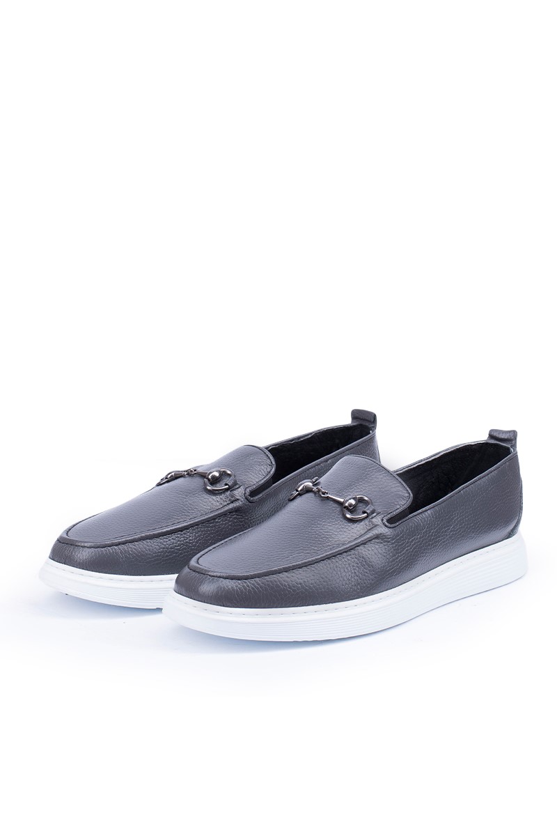 Ducavelli Anchor Scarpe da uomo in vera pelle - Grigio 308250