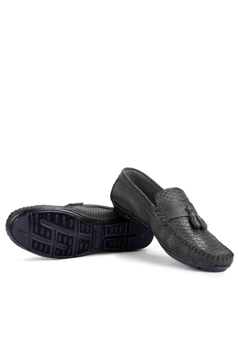 Zapatos Ducavelli de cuero auténtico para hombre - Negro #333213