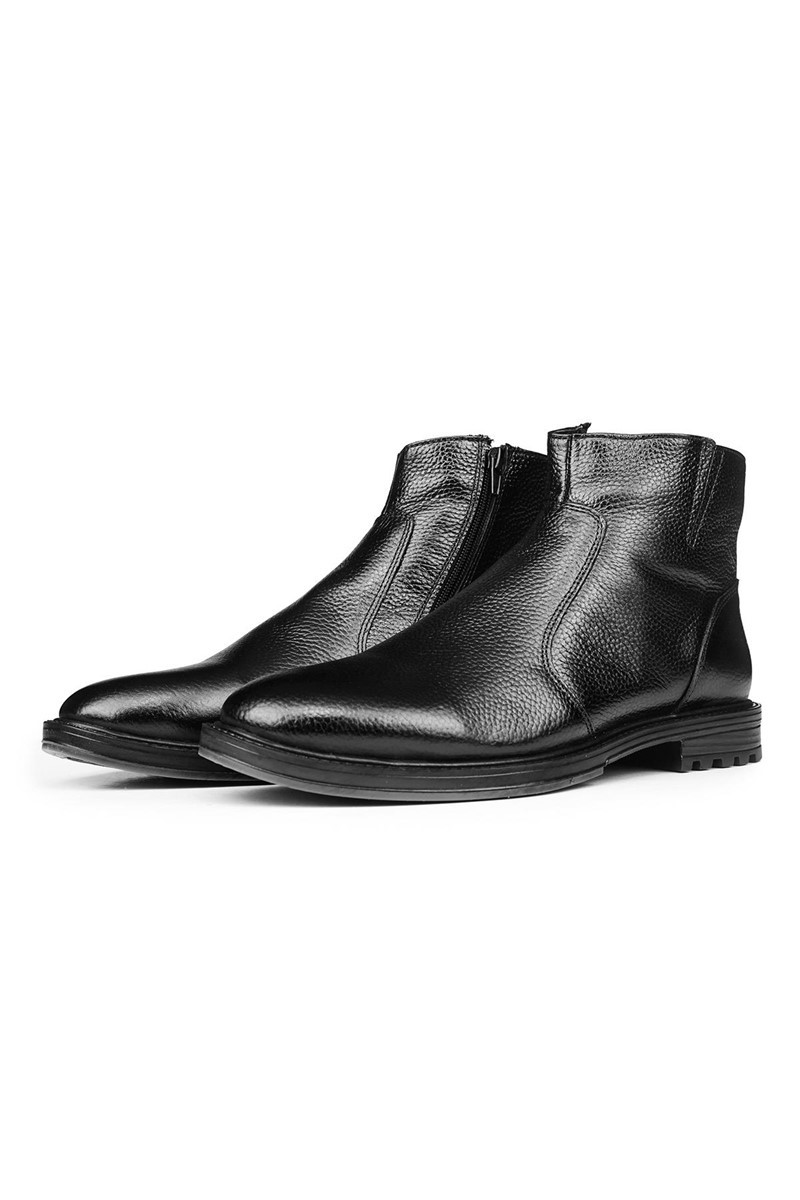 Ducavelli Men's Real Leather Boots - Black #316914