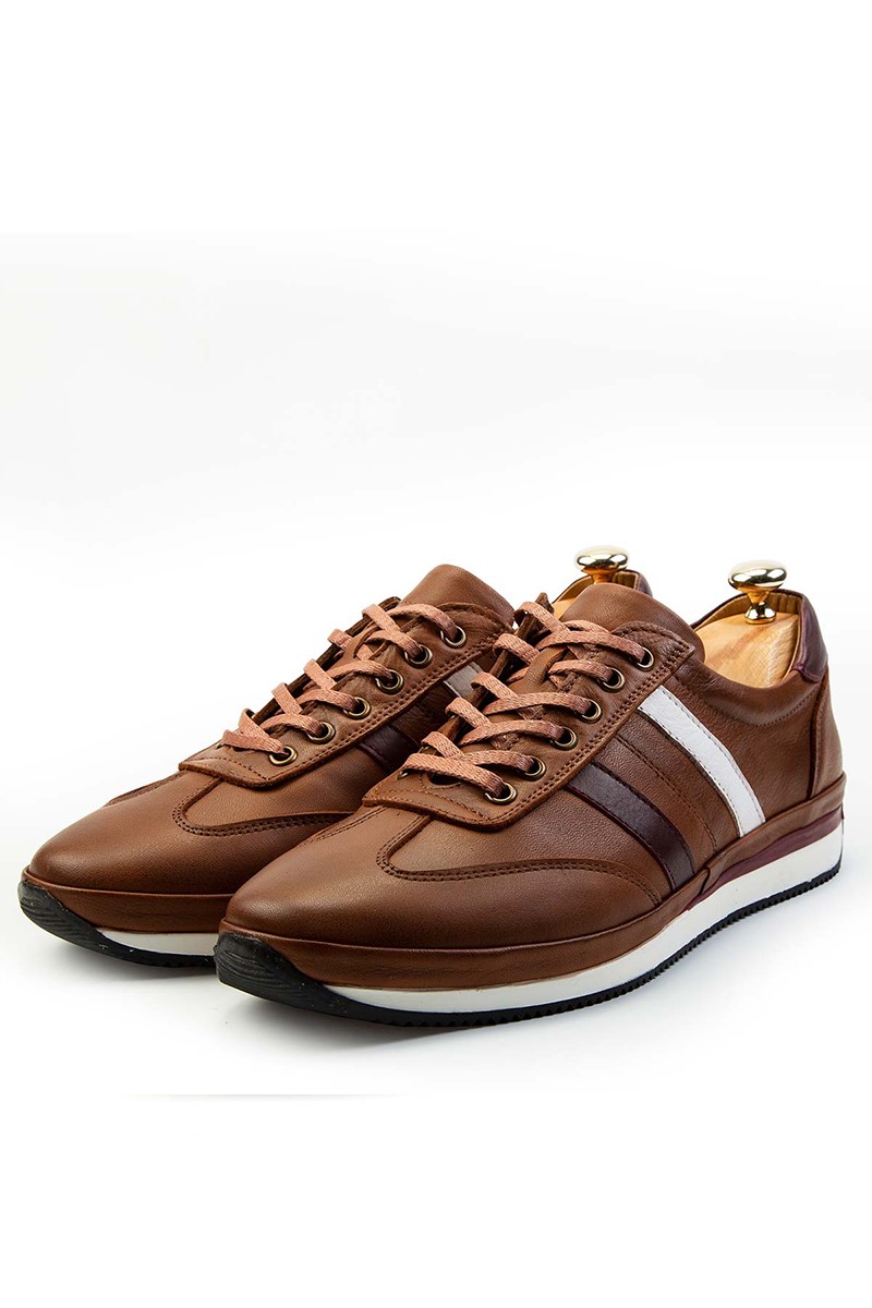 Ducavelli Dynamic Sapatos masculinos de couro genuíno  - Marrom 308254