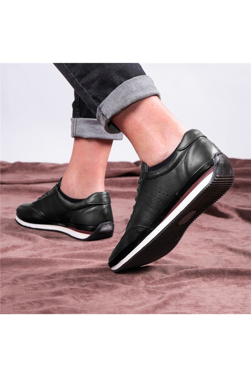 Ducavelli Men's leather shoes - Black #326961