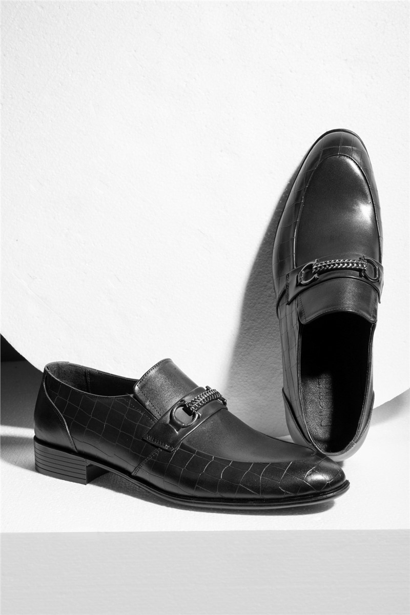 Ducavelli Muške svečane cipele od prave kože - Crne #363772