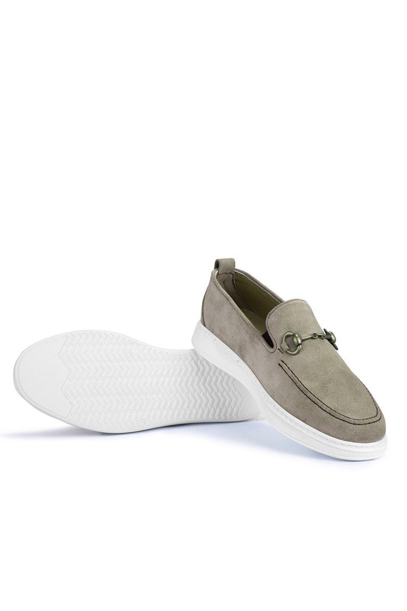 Sapatos masculinos de camurça natural Ducavelli - vison #333194