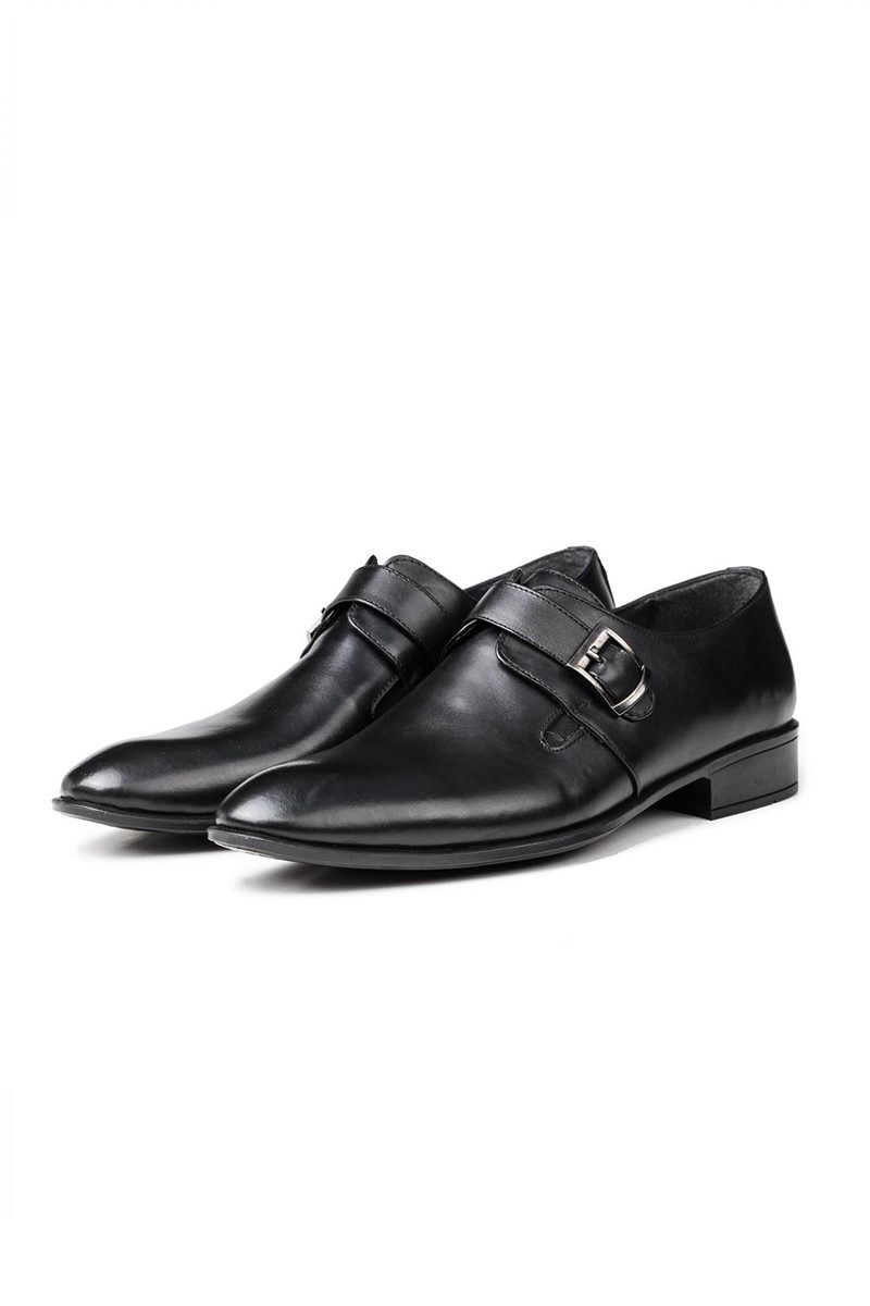 Ducavelli Men's Real Leather Shoes - Black #311469