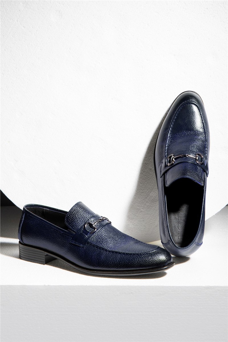 Ducavelli Herren Schuhe aus echtem Leder - dunkelblau #363765