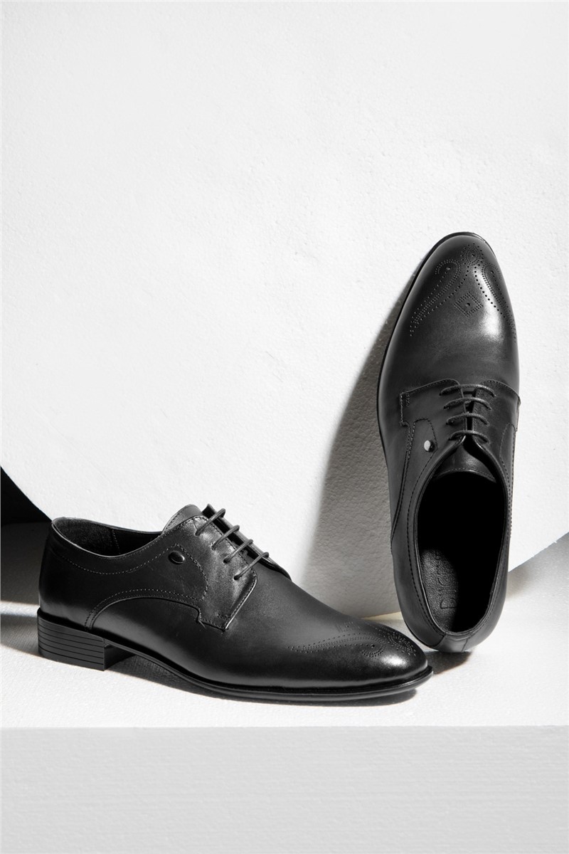 Ducavelli Muške svečane cipele od prave kože - Crne #363763