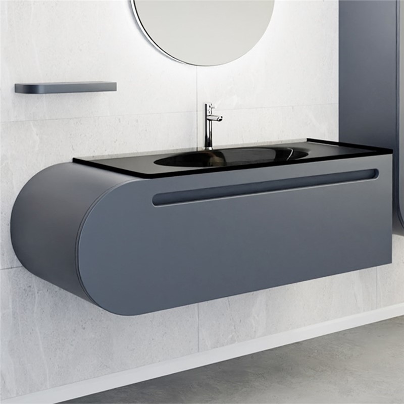 Emart Alfa Lower bathroom cabinet 120 cm - Anthracite #356695