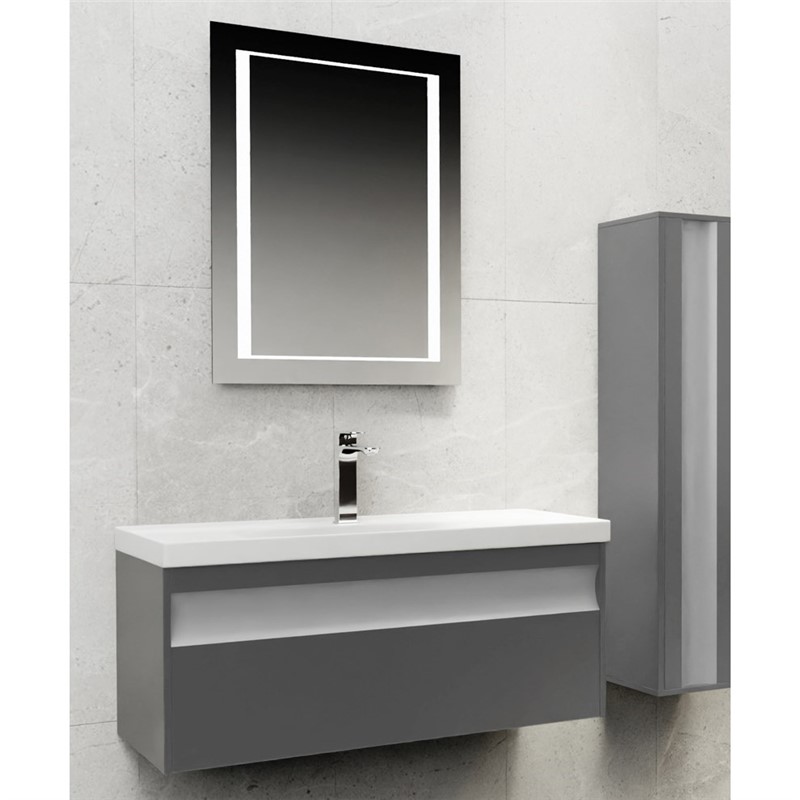 Emart Amor Bathroom Set 100 cm - Gray #356829
