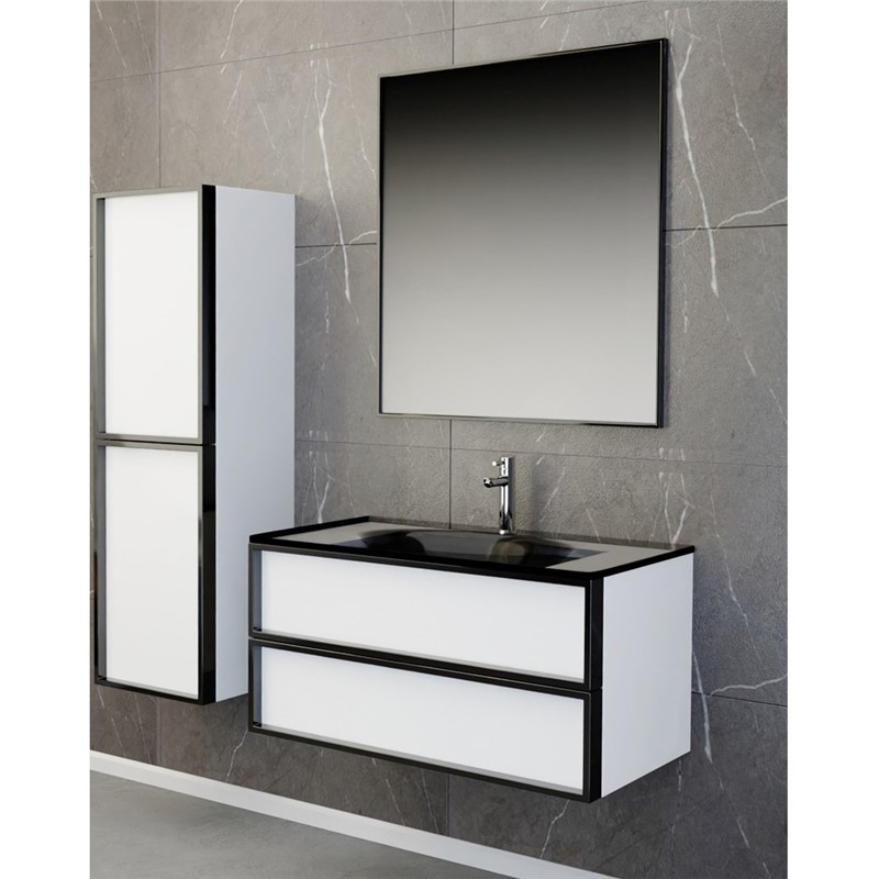 Emart Anka Bathroom Set 80 cm - White #356770