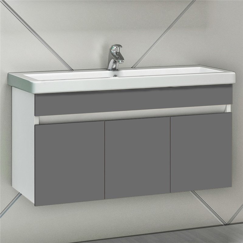 Emart Arte Cabinet with sink 100 cm - Gray #356892