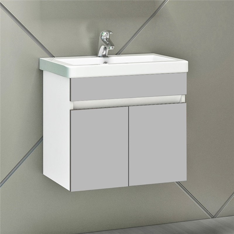 Emart Arte Cabinet with sink 60 cm - Grey-White #356898
