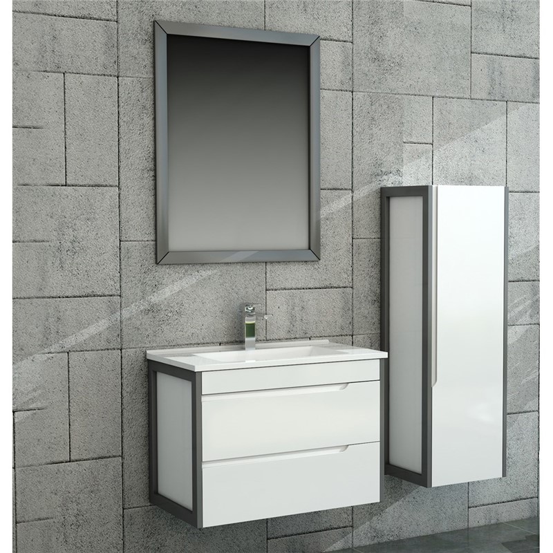 Emart Capri kupaonski ormarić 80 cm - bijeli #356776