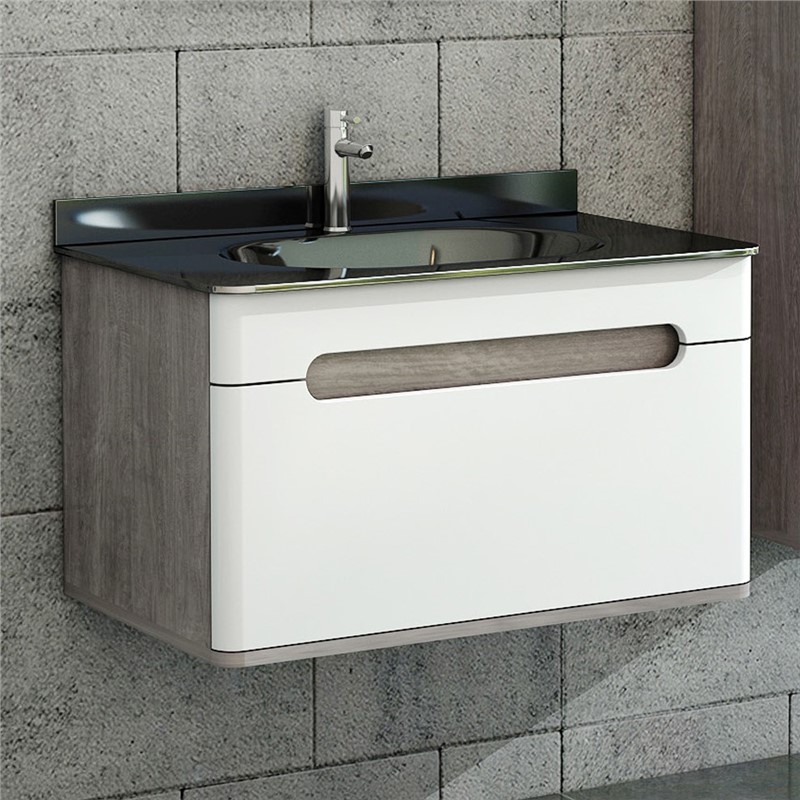 Emart Curve Cabinet with sink 80 cm - #356765