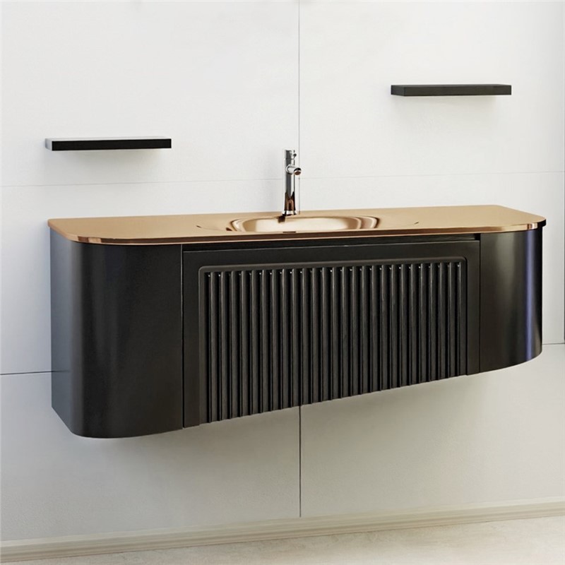 Dulap pentru costume Emart cu chiuveta 120 cm - Negru #356687