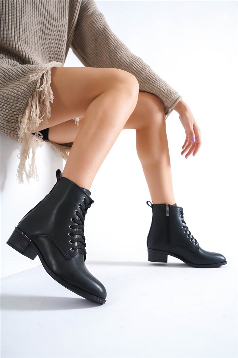 Women's Casual Boots - Black #384663