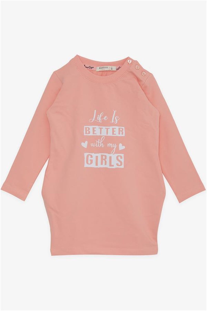 Tunica per bambini per ragazza - Colore Salmone #406724