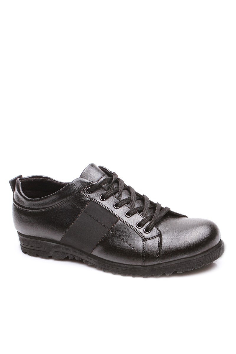 Czarne męskie buty 4014