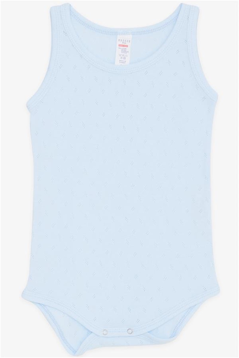 Sleeveless Baby Bodysuit - Light Blue #381509