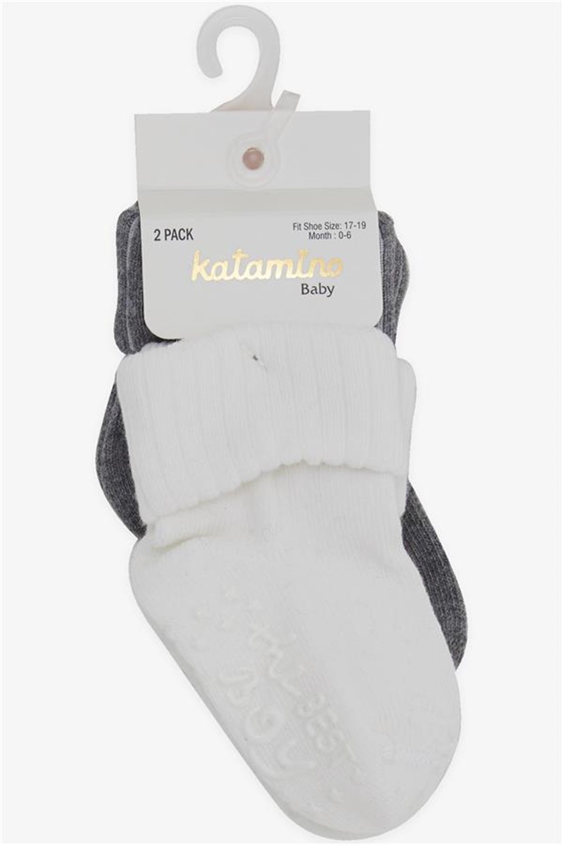 Čarape za bebe - 2 para - razne boje #380749