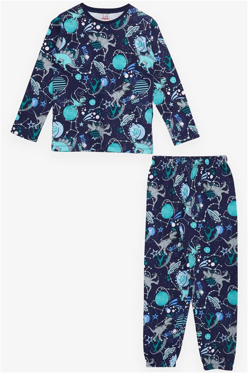 Children's pajamas for boys - Dark blue #381444